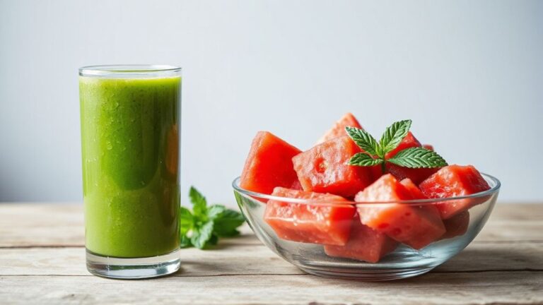 Emerald Elixir Meets Ruby Dew: The Green Goddess Power Smoothie and Watermelon-Mint Salad Symphony: A Comprehensive Deep Dive