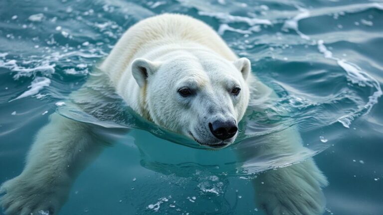 Arctic Sentinel: Polar Bear’s Blubber Shield Against the Freeze