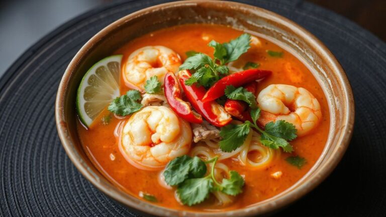 Laksa: A Fiery Noodle Symphony of Malaysia and Singapore