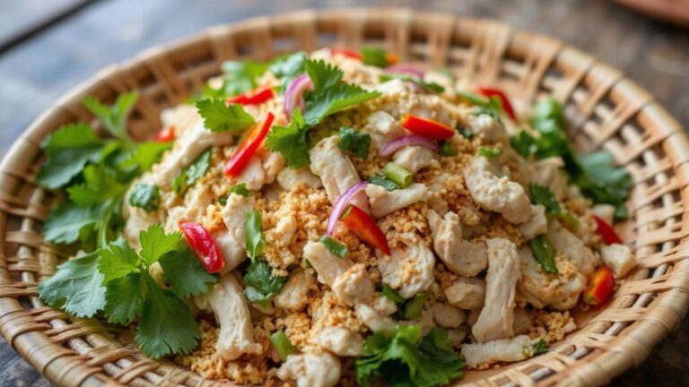 Lap Sach Moan: A Zesty Cambodian Minced Chicken Salad Adventure: A Comprehensive Deep Dive