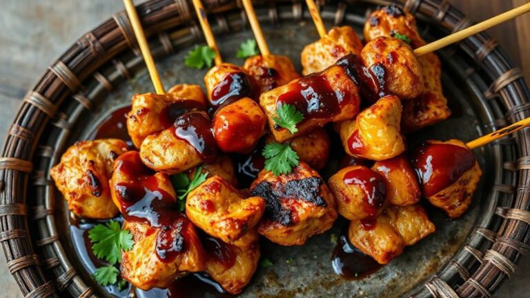 Khmer Lemongrass Chicken Skewers: A Tamarind-Kissed Taste of Tradition