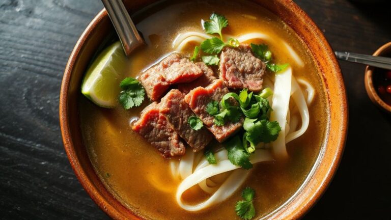 Pho Bo: Aromatic Vietnamese Beef Noodle Soup