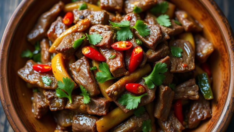 Sach Ko Chhaï: A Cambodian Symphony of Lemongrass, Chili, and Tender Beef: Critical Evaluation