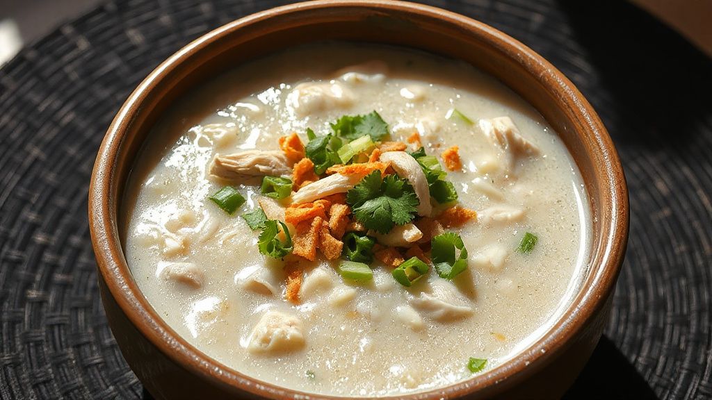 Cambodian Chicken Congee